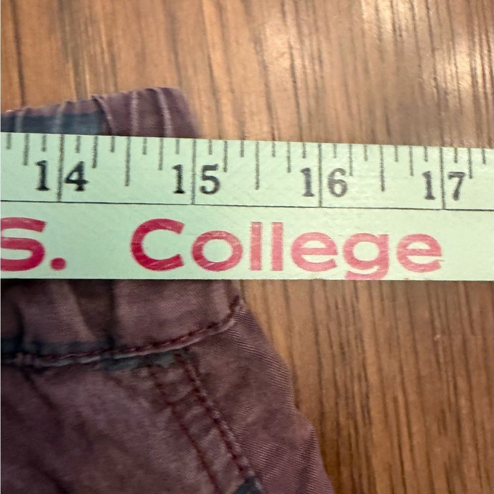 Anthropologie Joggers in Brown and Gray plaid size small - Picture 7 of 8